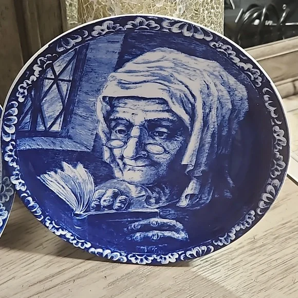 Delfts Boch Freres La Louviere plates - Picture 3 of 10